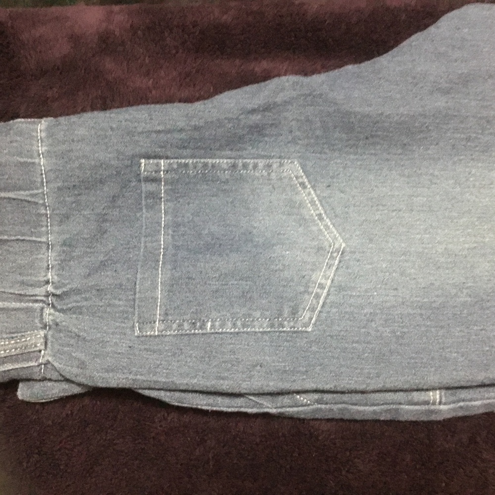 Women’s Jeans (Med) Drawn String Straight Leg - Picture 6 of 7